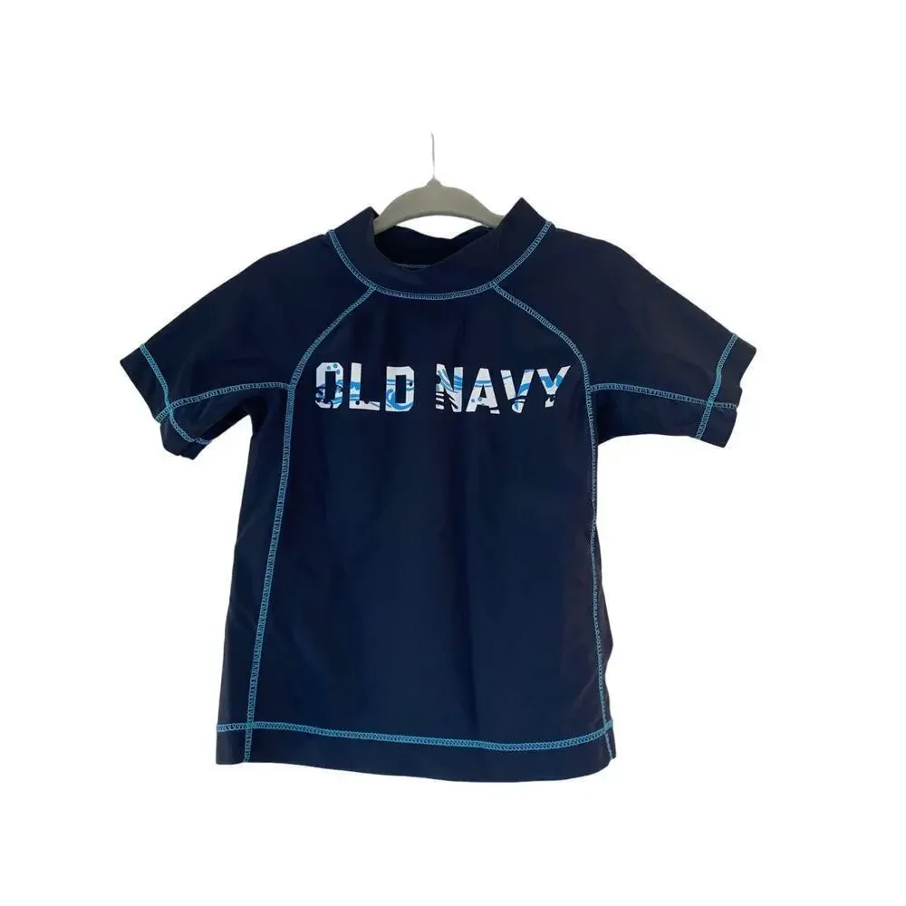 Old Navy Boy's Short Sleeve Swim Top / Size: 18-24 Months